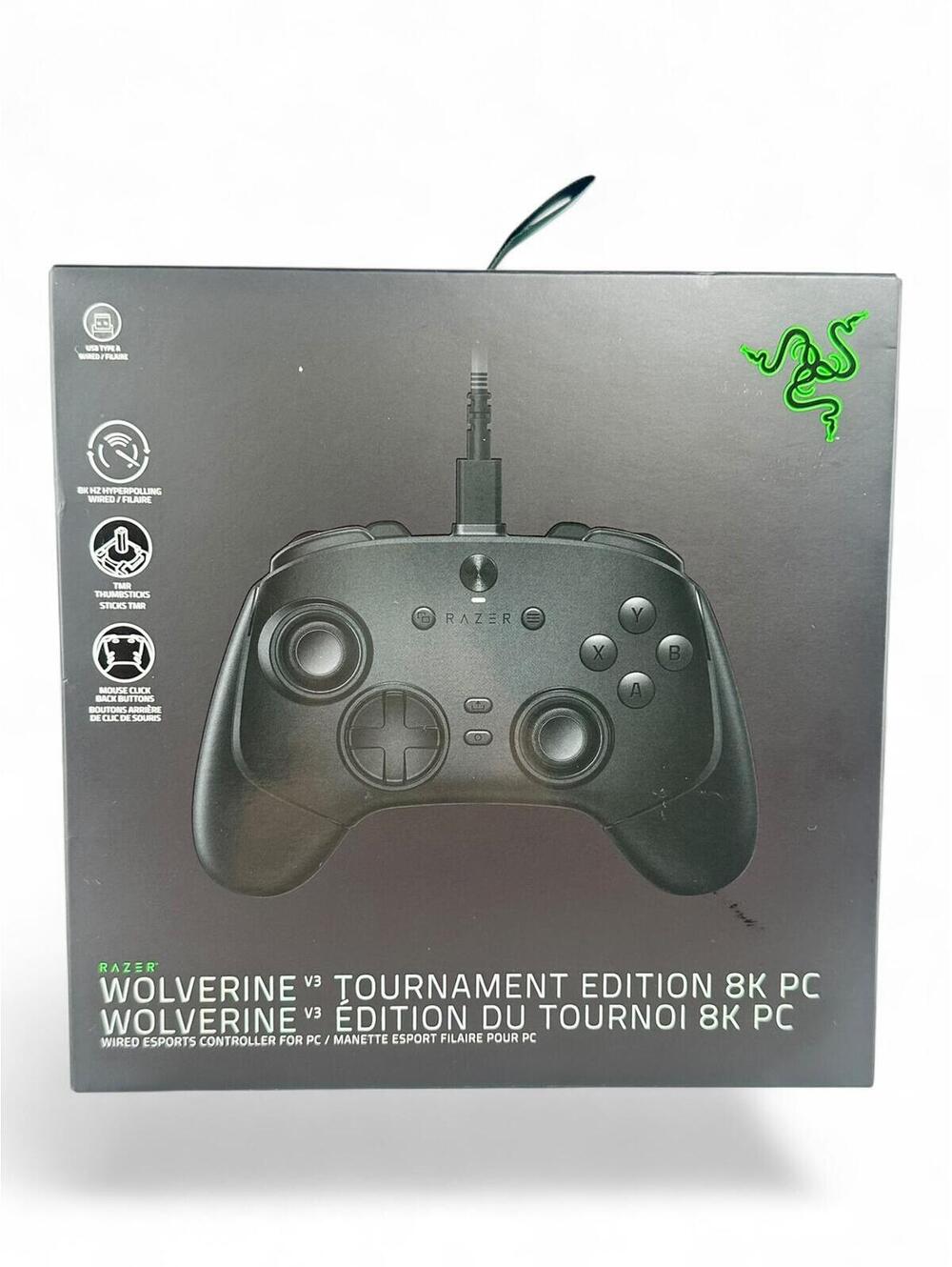 Razer Wolverine V3 Tournament Edition 8K Wired Controller PC/Xbox USB-C Black